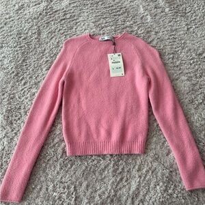 Pink Zara Women's Sweater